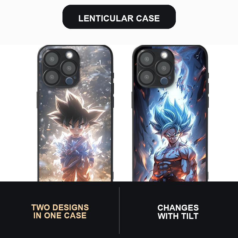Dragon Ball Goku Lenticular Phone Case restored original image 6