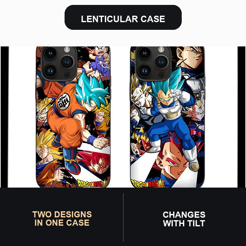 Dragon Ball Goku Lenticular Phone Case restored original image 8