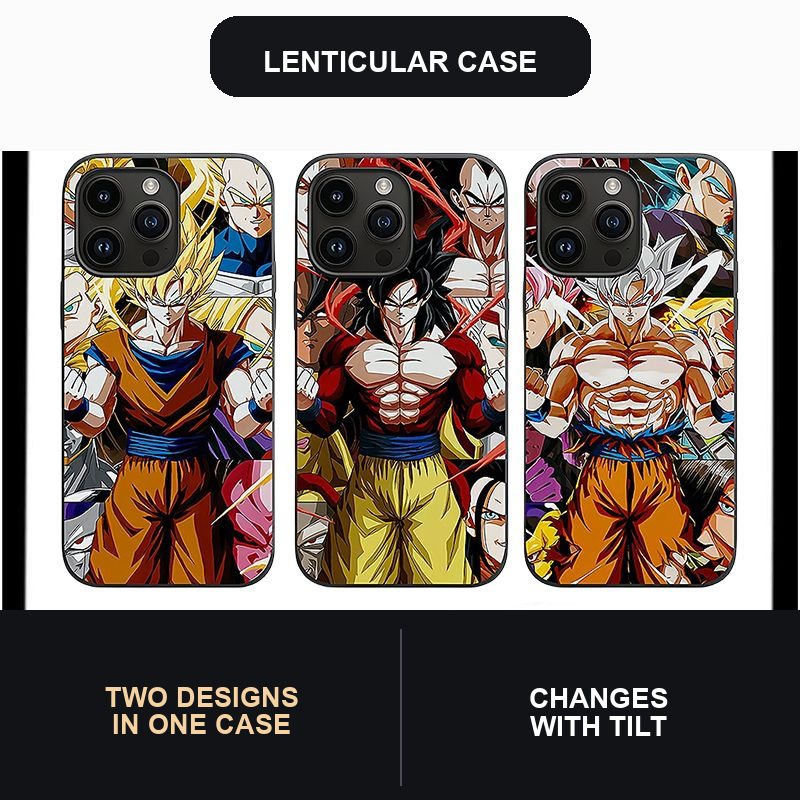 Dragon Ball Goku Lenticular Phone Case restored original image 9