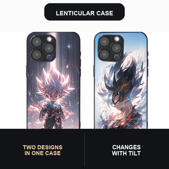 Dragon Ball Goku Lenticular Phone Case restored original image 10
