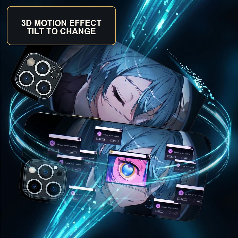 Hatsune Miku Blinking Lenticular Phone Case restored original image 4