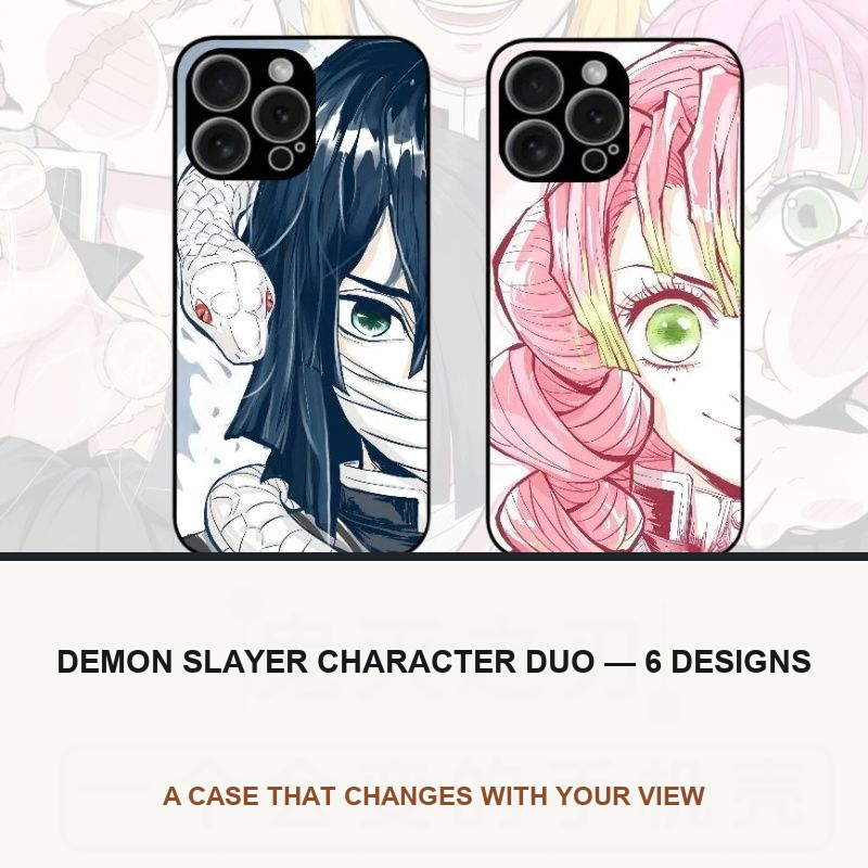 Demon Slayer Character Duo Lenticular Phone Case — 6 Designs restored original image 7