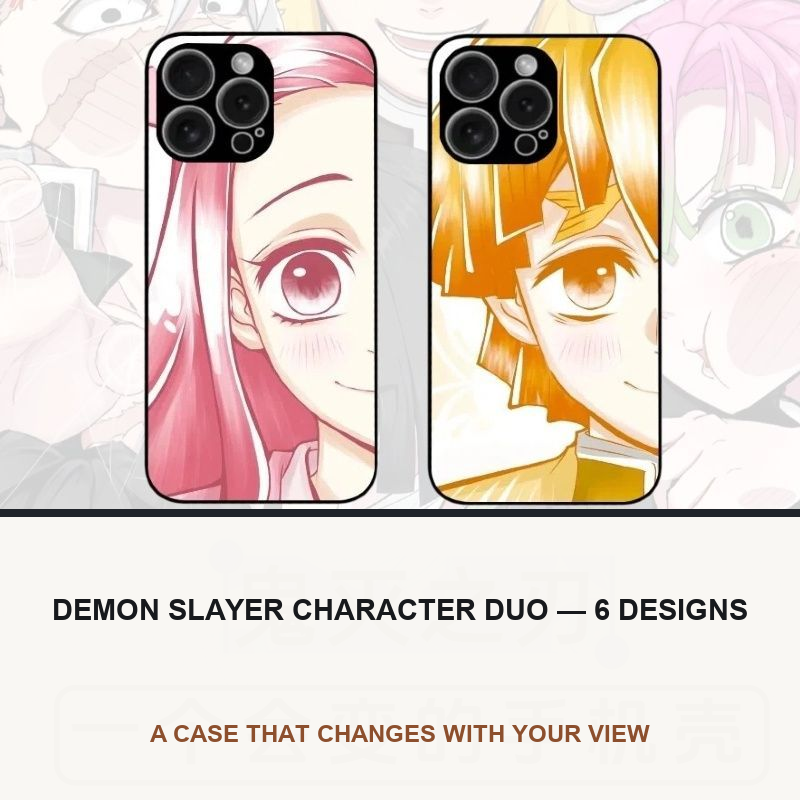 Demon Slayer Character Duo Lenticular Phone Case — 6 Designs restored original image 9