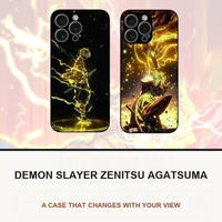 Demon Slayer Zenitsu Agatsuma Lenticular Phone Case restored original image 1