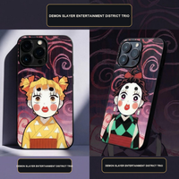 Demon Slayer Entertainment District Trio Lenticular Phone Case restored original image 4