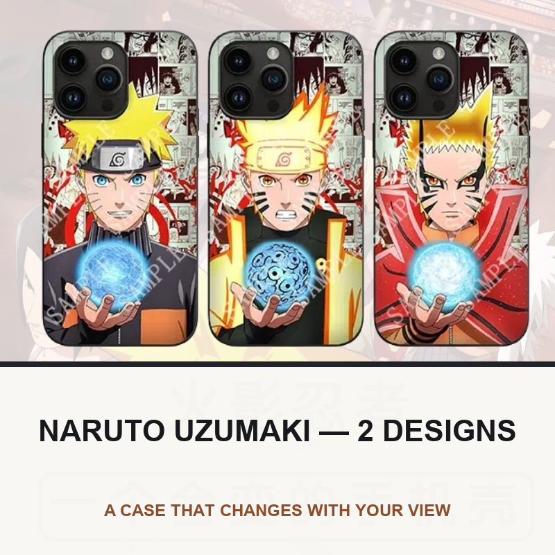 Naruto Uzumaki Lenticular Phone Case — 2 Designs restored original image 1