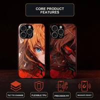 Neon Genesis Evangelion Asuka Lenticular Phone Case restored original image 5