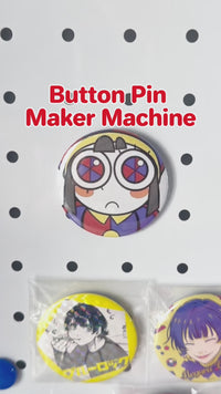 58mm Badge Maker Machine — DIY Badge Press Kit video