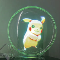 Desktop Holographic 3D Projector with Built-in Speaker video