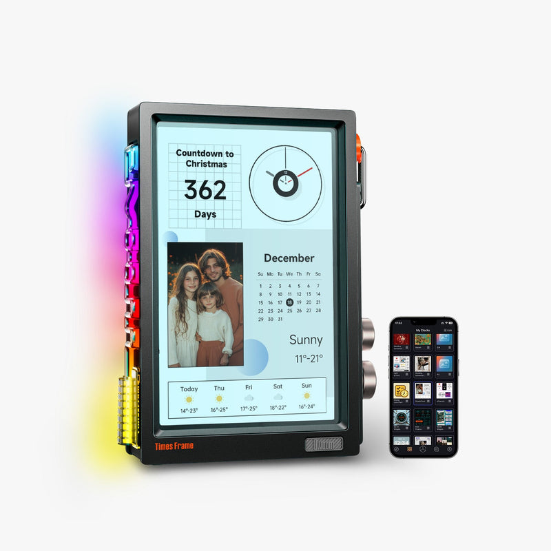 Times Frame - Floating Smart Photo & Video Desk Display (10.1", 64GB, Wi-Fi 6)